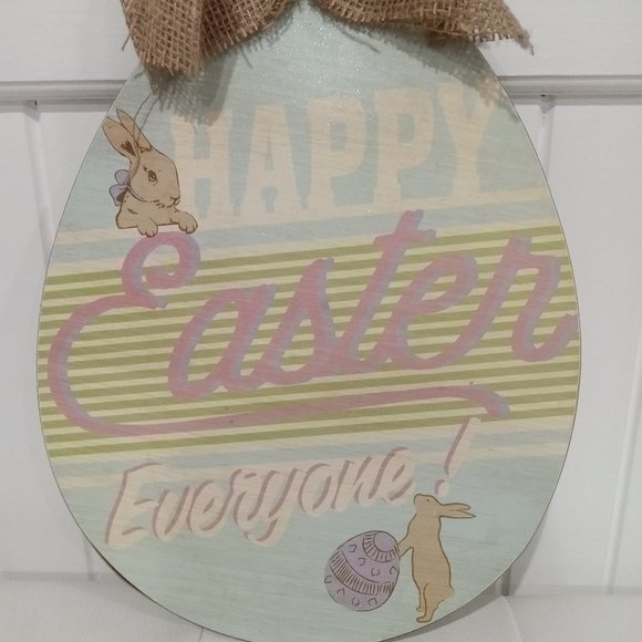 Other - "Happy Easter Everyone" decor sign